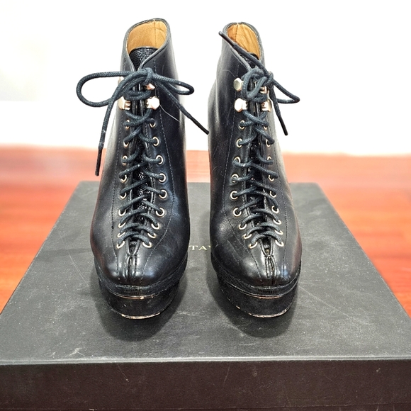 Ann Taylor Aixa Lace up Platform Boot - Picture 4 of 6